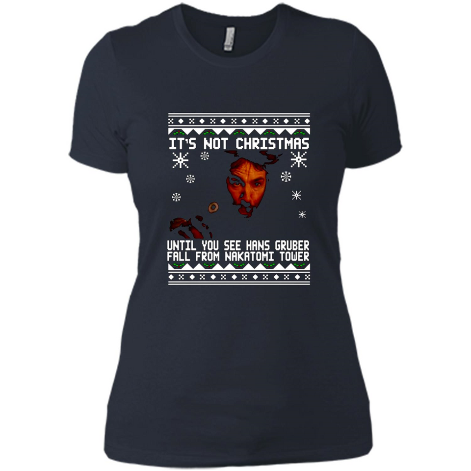 It's Not Christmas Until You See Hans Gruber Fall Ugly Christmas PINGPONG
