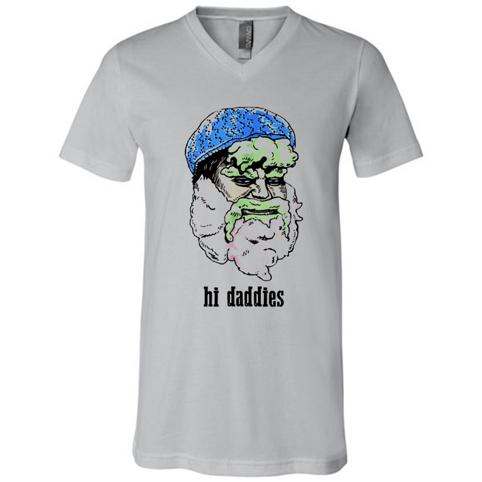 Mens Cotton Candy Randy - Canvas Unisex V-Neck