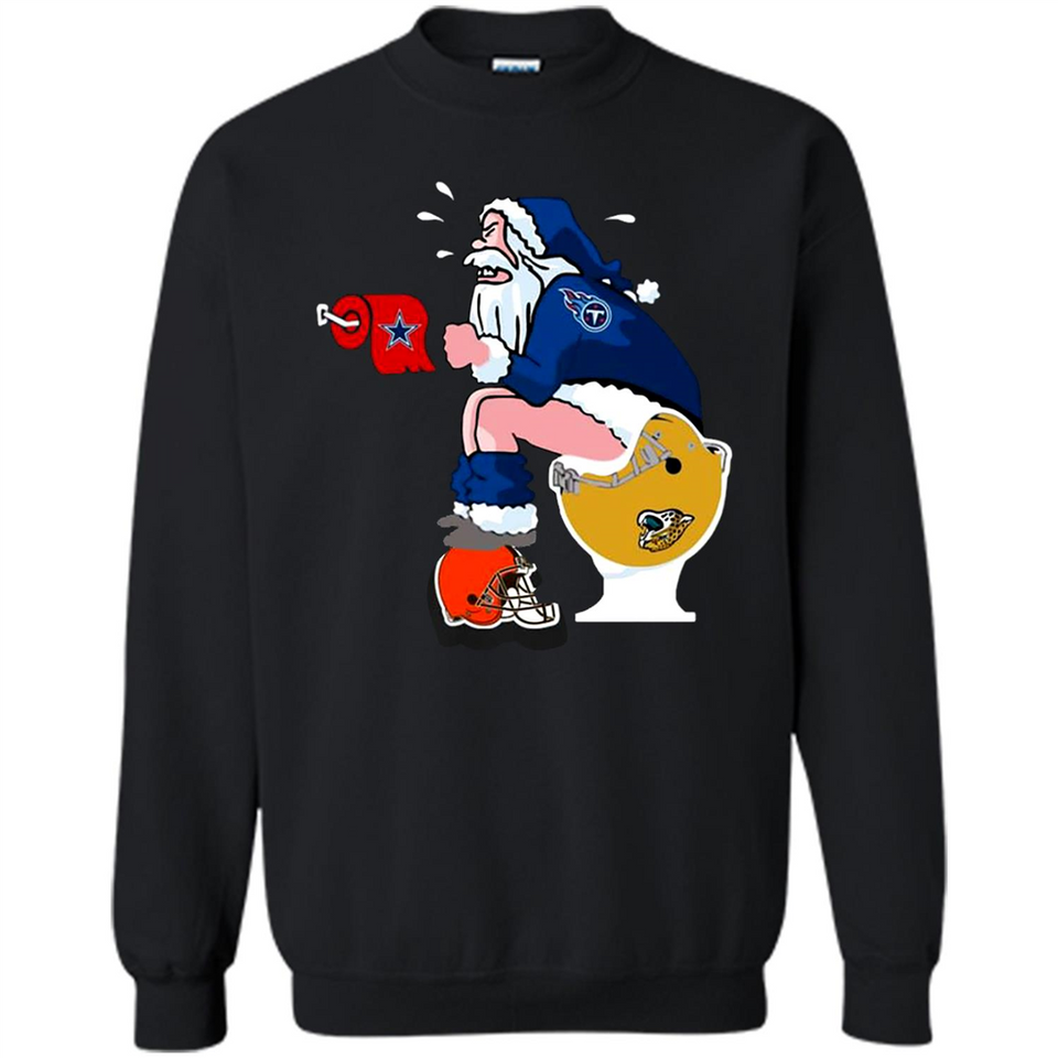 Tennessee Titans Santa Claus Toilet
