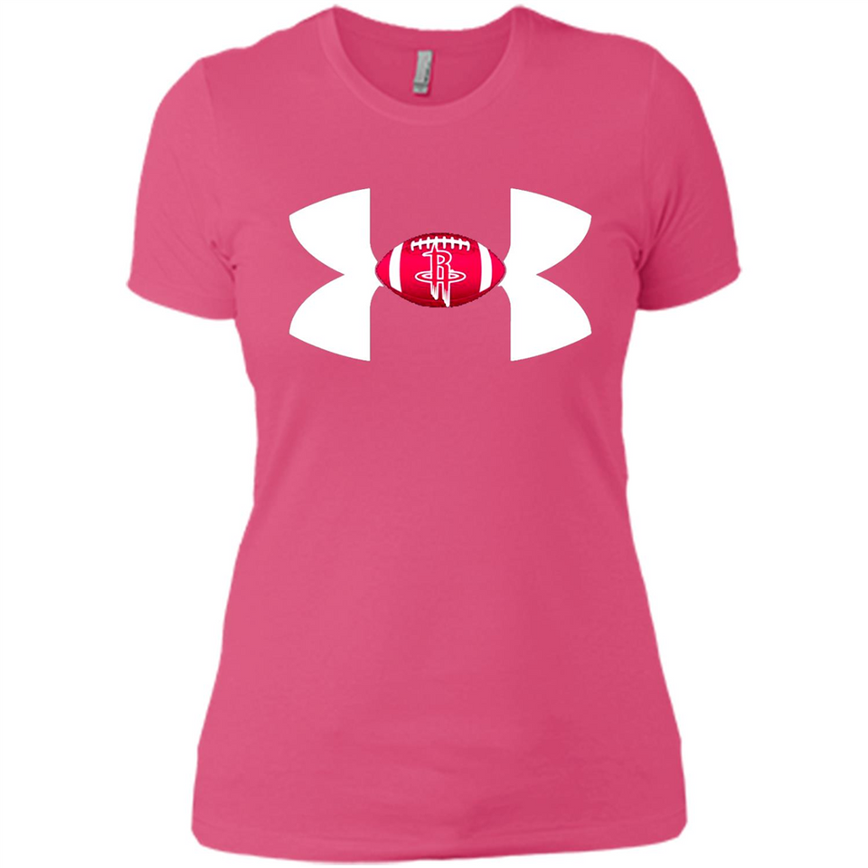 Houston Rockets Under Armour Logo - Ladies' Boyfriend T-Shirt