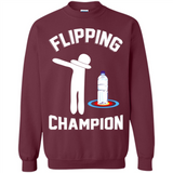 Water Bottle Flipping Tshirt Dabbing Flipping Champion - Sweatshirt