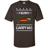 Santa Claus Carpmas Merry Carpmas Christmas Sweater PINGPONG - Shirt