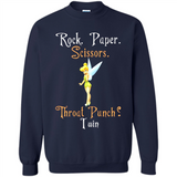 Tinker Bell Rock Paper Scissors Throat Punch I win PINGPONG