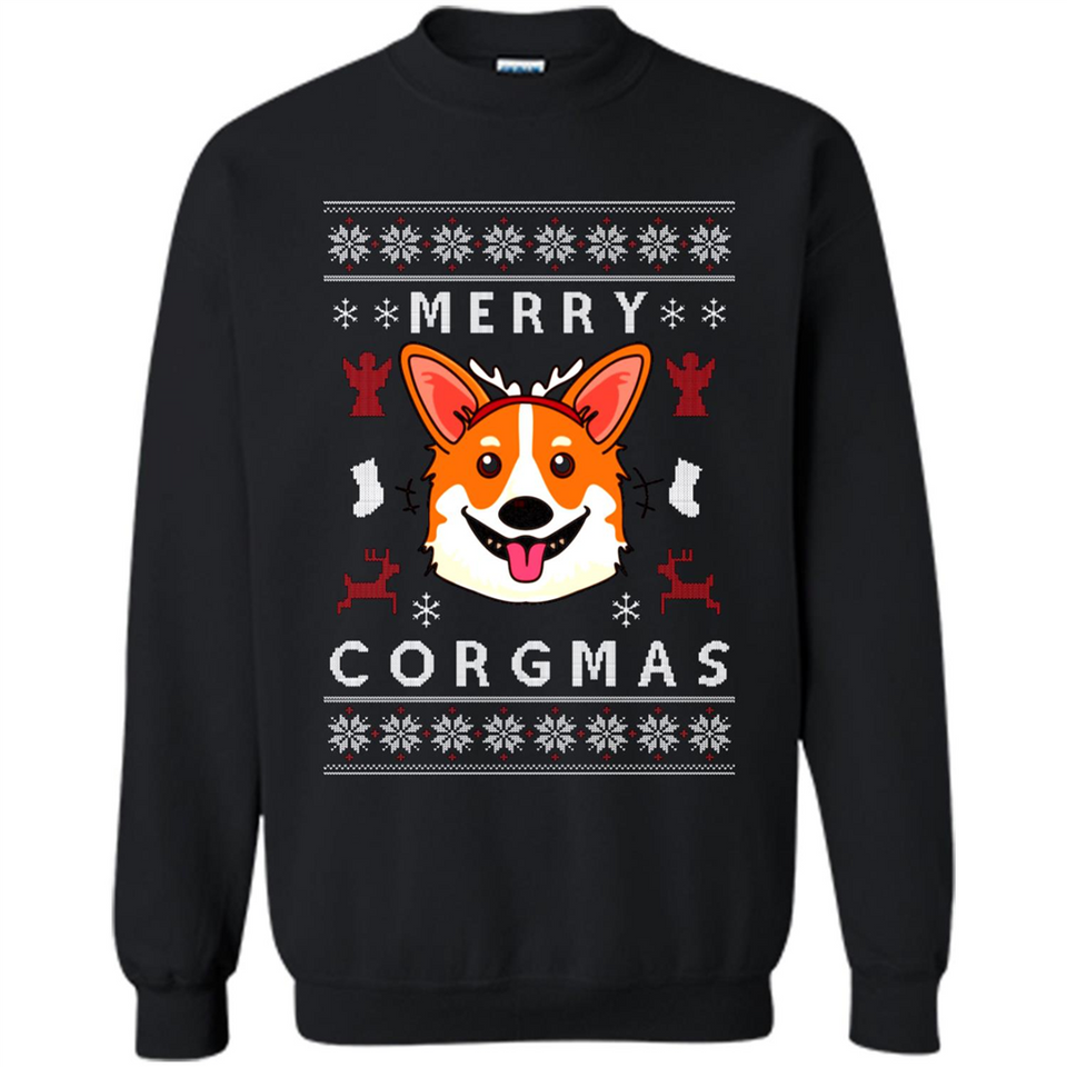 Merry Corgmas Christmas Corgi Christmas Sweatshirt 1 PINGPONG