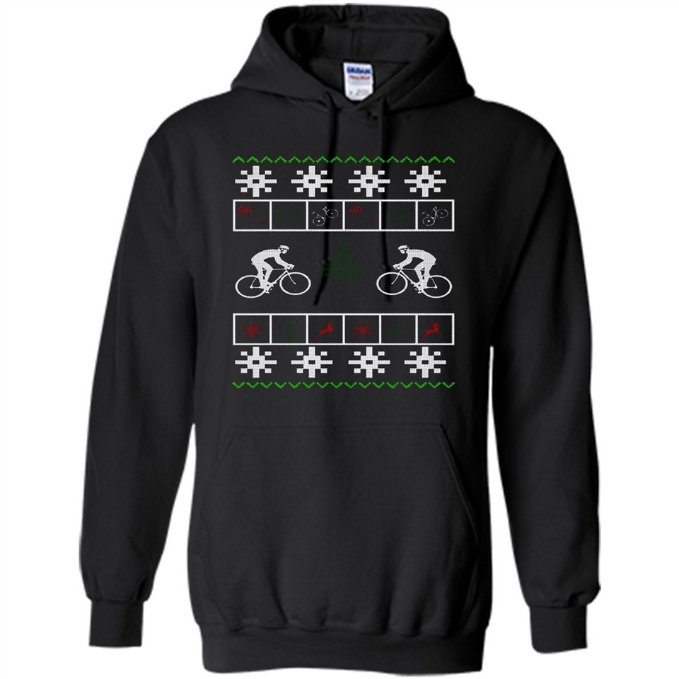 Christmas Ugly Sweater Cycling - Best Ugly Christmas Sweater - Hoodie