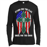 Dallas Stars - stand for the flag kneel for the cross