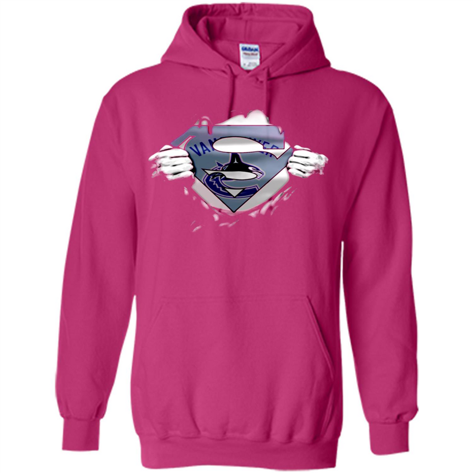 Vancouver Canucks And Superman Fans - Hoodie