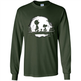 Snoopy The Peanuts Walking To The Moon