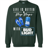 LIFE IS BETTER IN FLIP FLOPS WITH BUD LIGHT