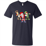 Dabbing Santa - Men's V-Neck
