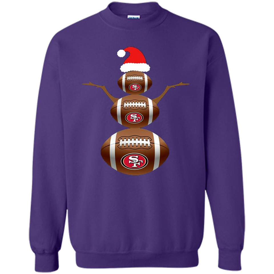 San Francisco 49ers NFL Dabbing Snowman Xmas