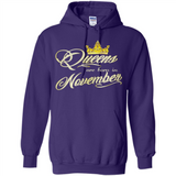Queens Are Born In November Golden T-Shirt