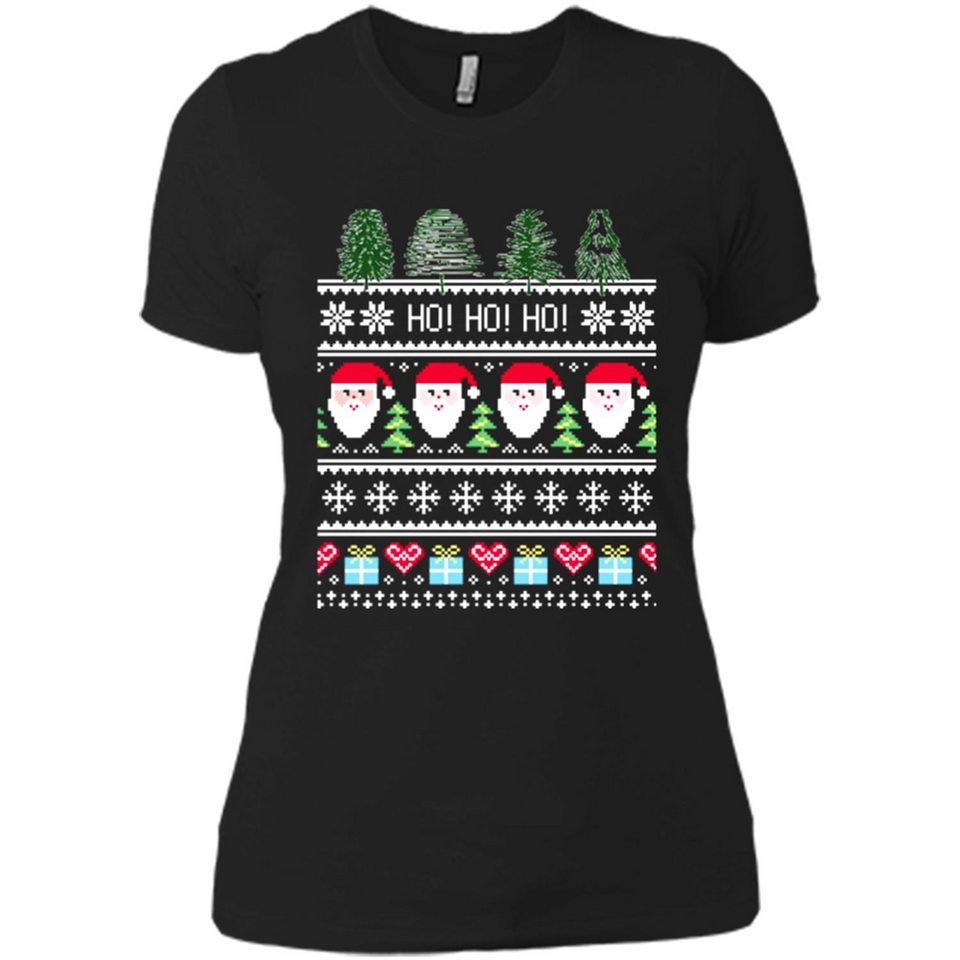 Ugly Merry Christmas Tree Santa Snowflakes