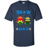 Snow Day Shirt For Dallas Stars Vs Minion Fans pingpong