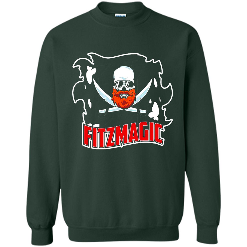Order Fitzmagic T-Shirt Ryan Fitzpatrick Beard Skull Football Tampa Florida PINGPONG