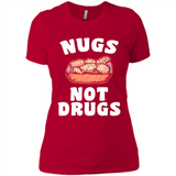 Nugs Not Drugs - Ladies' Boyfriend T-Shirt