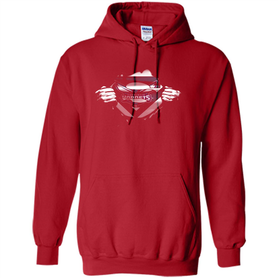 Charlotte Hornets And Superman Fans - Hoodie