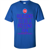 Reasons to be a Detroit Pistons Fan Complete List on Back - Shirt