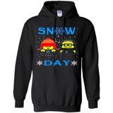 Snow Day Shirt For Detroit Tigers Vs Minion Fans pingpong