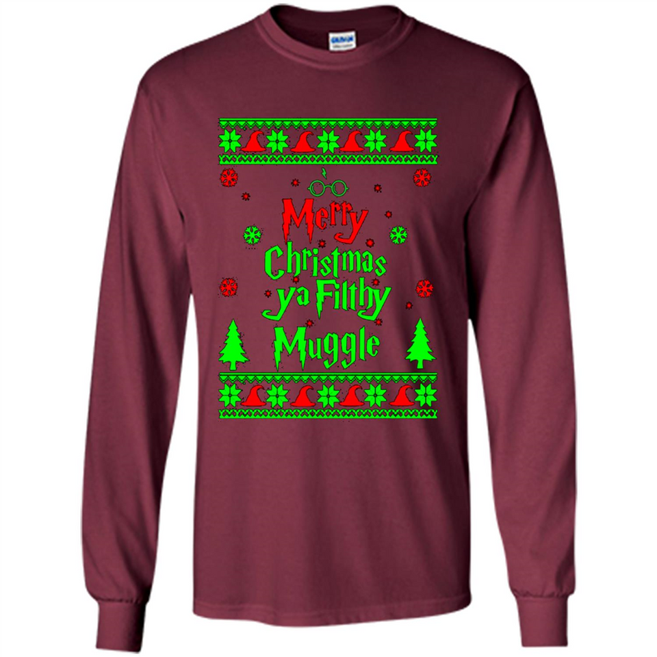 Merry Christmas ya filthy animal ugly sweater PINGPONG