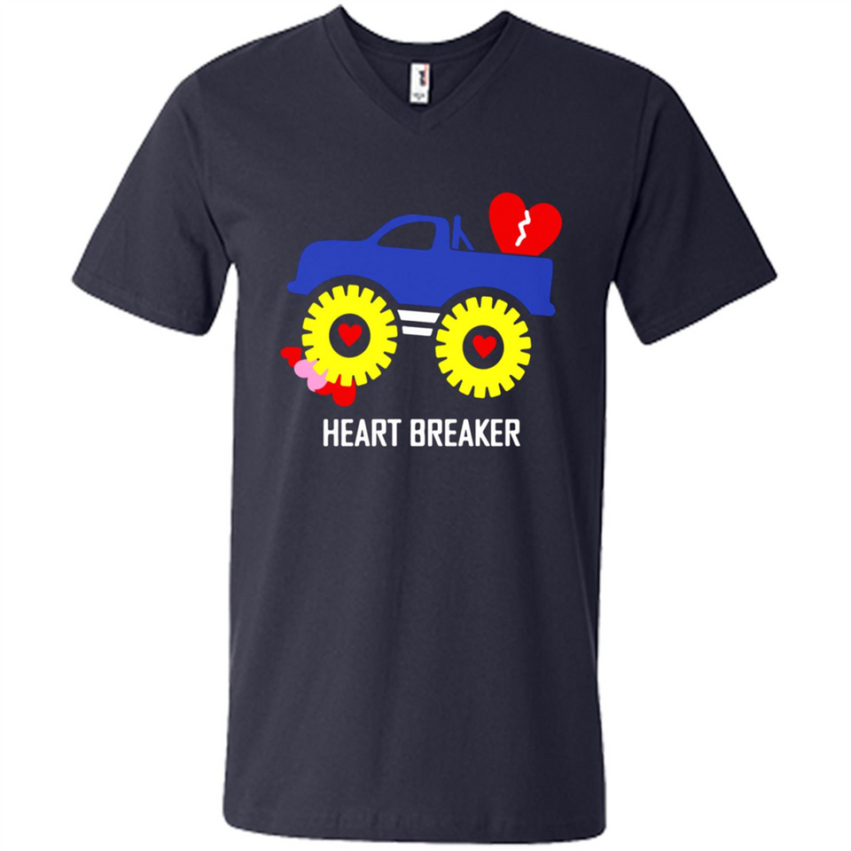 HEART BREAKER BLUE MONSTER TRUCK VALENTINE'S DAY