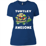 Turtley Awesome - Ladies' Boyfriend T-Shirt