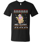 Mrs Slothy Christmas - Men's V-Neck