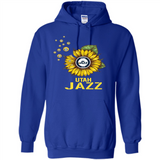 Utah Jazz Basketball Sunflower
