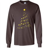 Modern Christmas Tree Light Led Merry Xmas Mug PINGPONG - Long Sleeve T-Shirt