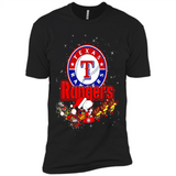 Snoopy Christmas Texas Rangers - Premium Short Sleeve T-Shirt
