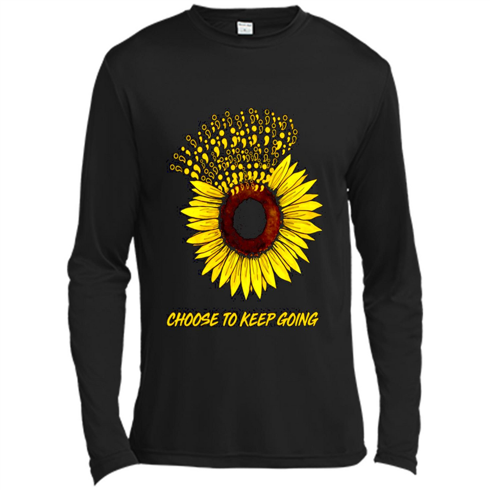 Semicolon Sunflower choose to keep going PINGPONG
