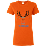 Busch Reinbeer Funny Beer Reindeer Christmas Sweatshirt - Ladies Short-Sleeve