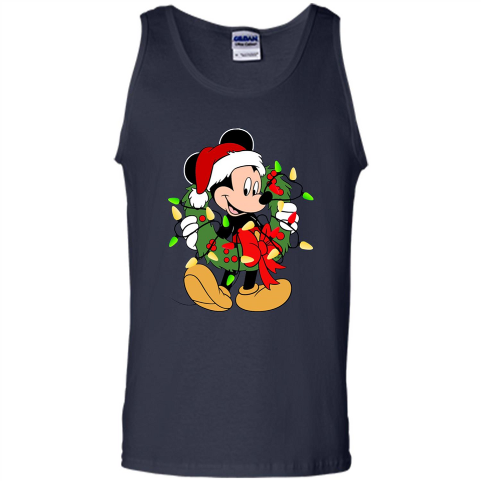 Disney Mickey Mouse Christmas Lights Sweatshirt - Tank Top