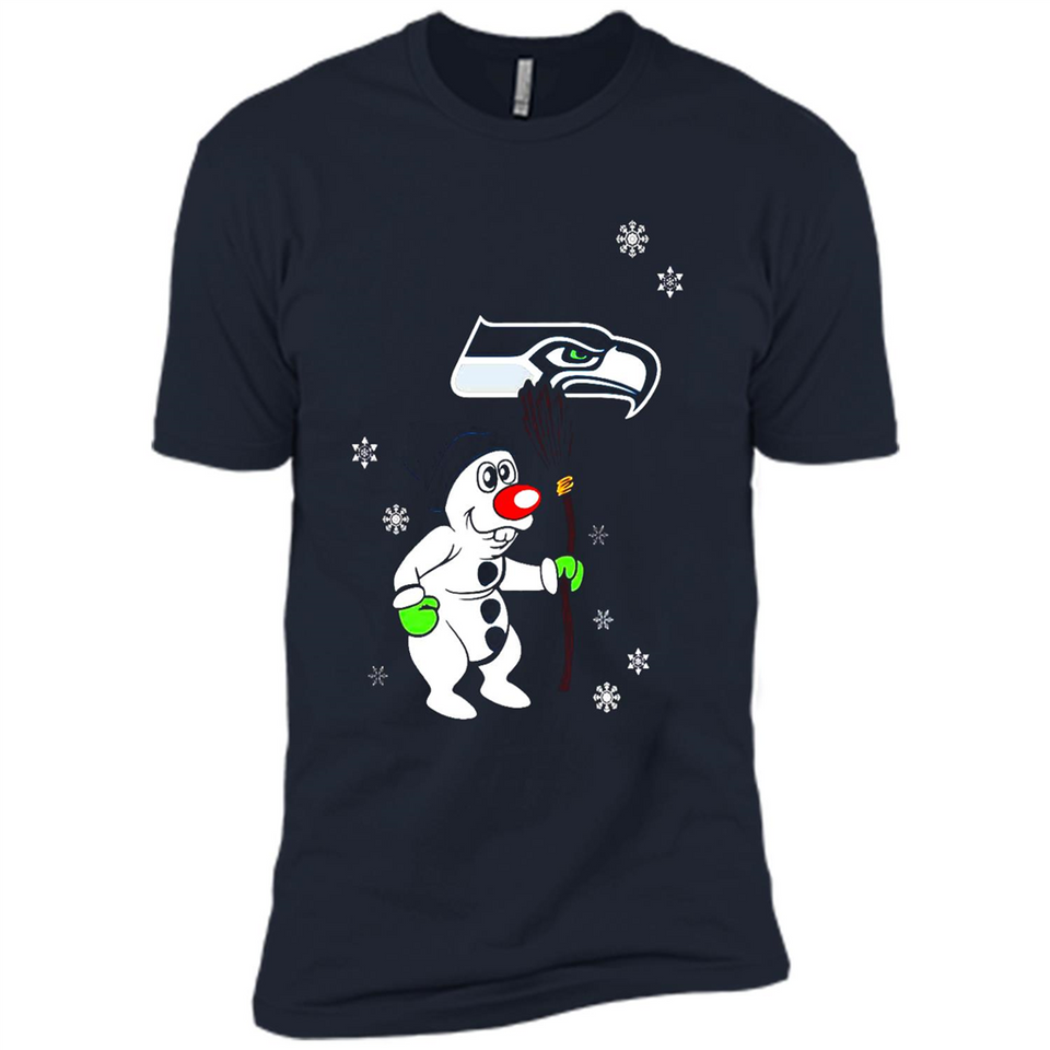 Seattle Seahawks Snowman