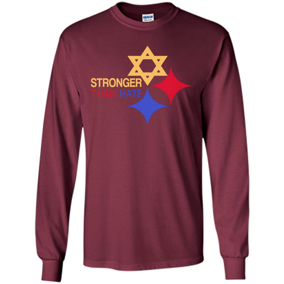 Pittsburgh Stronger Than Hate - Long Sleeve T-Shirt