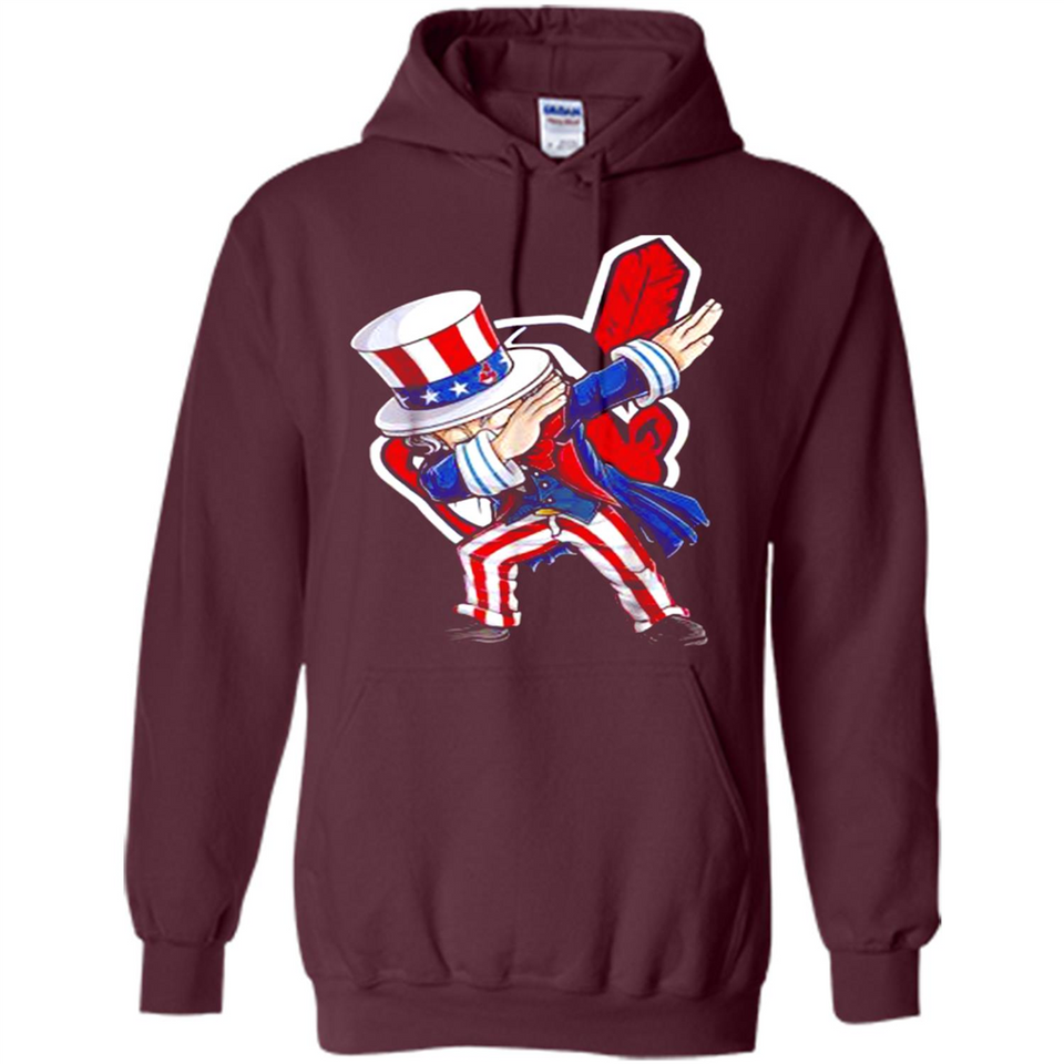 MLB CLEVELAND INDIANS UNCLE SAM DABBING INDEPENDENCE DAY