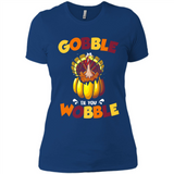 Gobble Til You Wobble Funny Thanksgiving Day Turkey