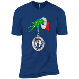 Amazing shirt Boston Celtics Glitter Grinch Monogram Ornament Christmas Gift - Premium Short Sleeve T-Shirt