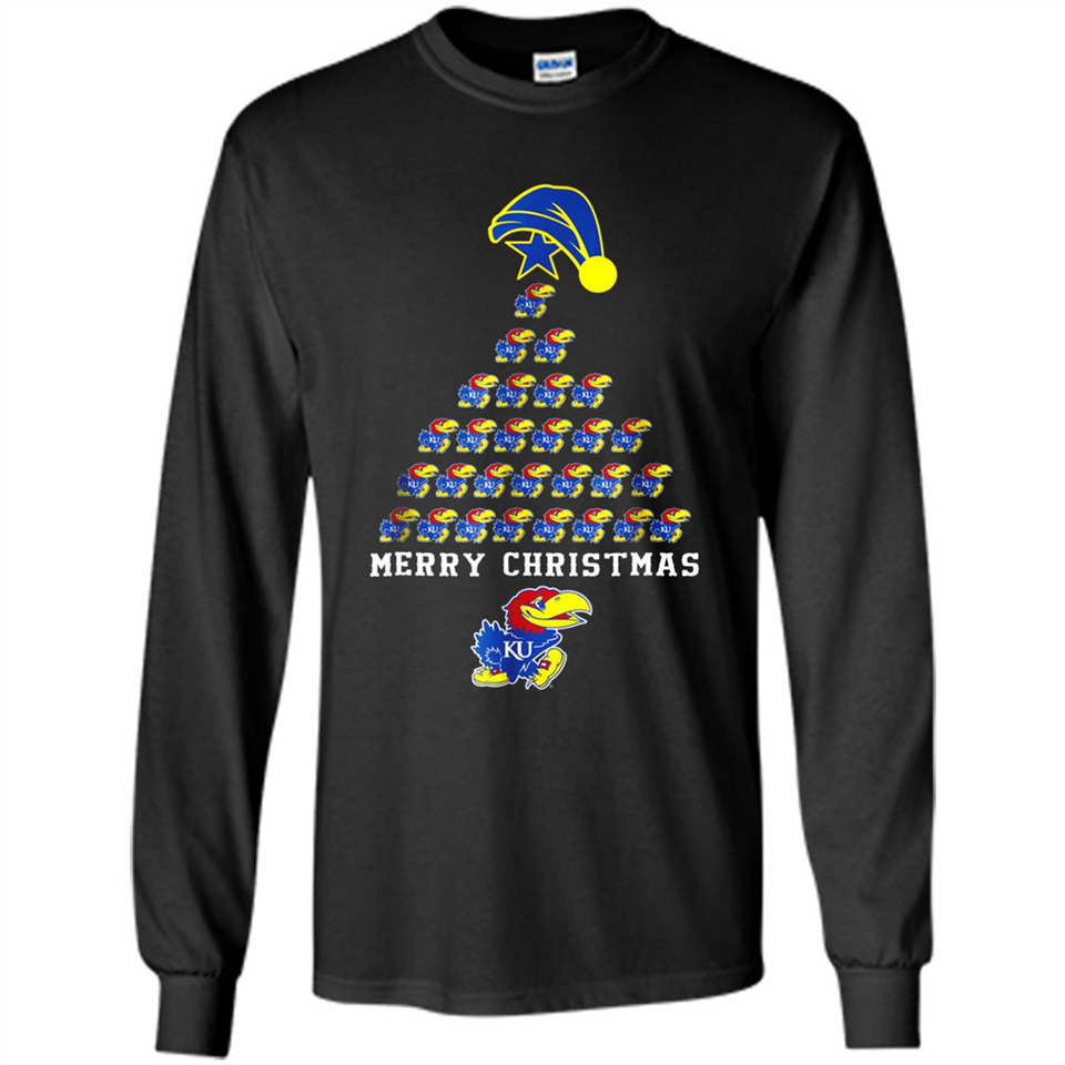 Perfect Kansas Jayhawks Christmas Tree PINGPONG
