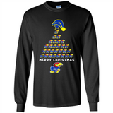 Perfect Kansas Jayhawks Christmas Tree PINGPONG