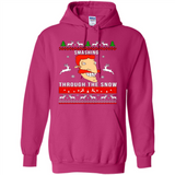 Nigel Thornberry Smashing through the snow Christmas sweatshirt PINGPONG
