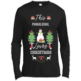 This Paralegal Loves Christmas Tree Shirt with Snowman
