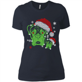Boxer Dog diamond Christmas - Ladies' Boyfriend T-Shirt
