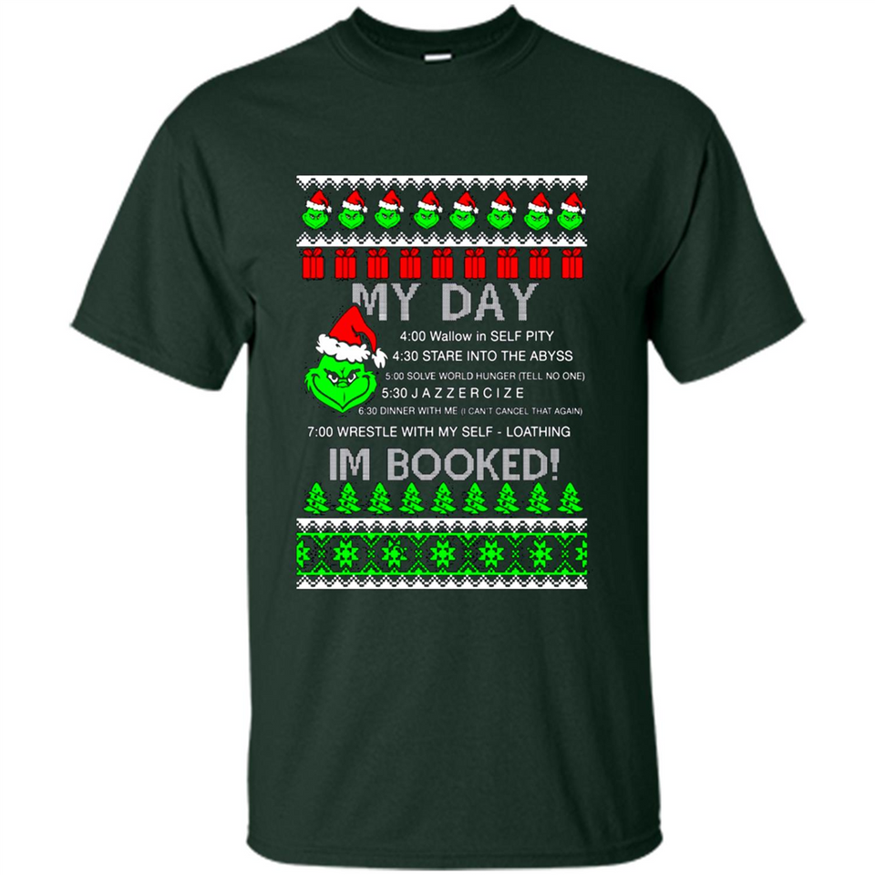 Mr Grinch my day I’m booked Christmas sweater PINGPONG