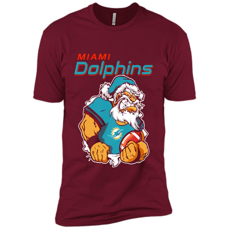 Grumpy Santa Claus Miami Dolphins Football Team PINGPONG
