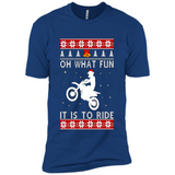 Motocross oh what fun it is to ride Christmas sweater PINGPONG