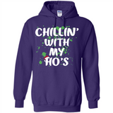 Chillin With My Ho's Funny Christmas - Hoodie