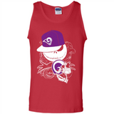 Jack Skellington The Nightmare Before Christmas-Rams Football - Tank Top