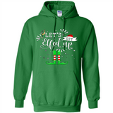 Let's Get Elfed Up Funny Drinking Wine Christmas Elf PINGPONG