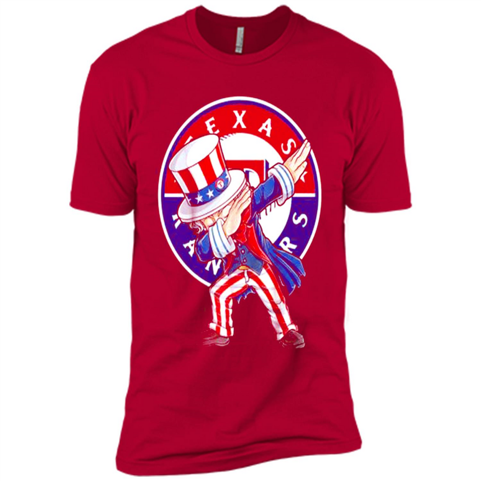 MLB TEXAS RANGERS UNCLE SAM DABBING INDEPENDENCE DAY
